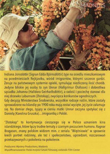Tył ulotki filmu 'Złotokap'