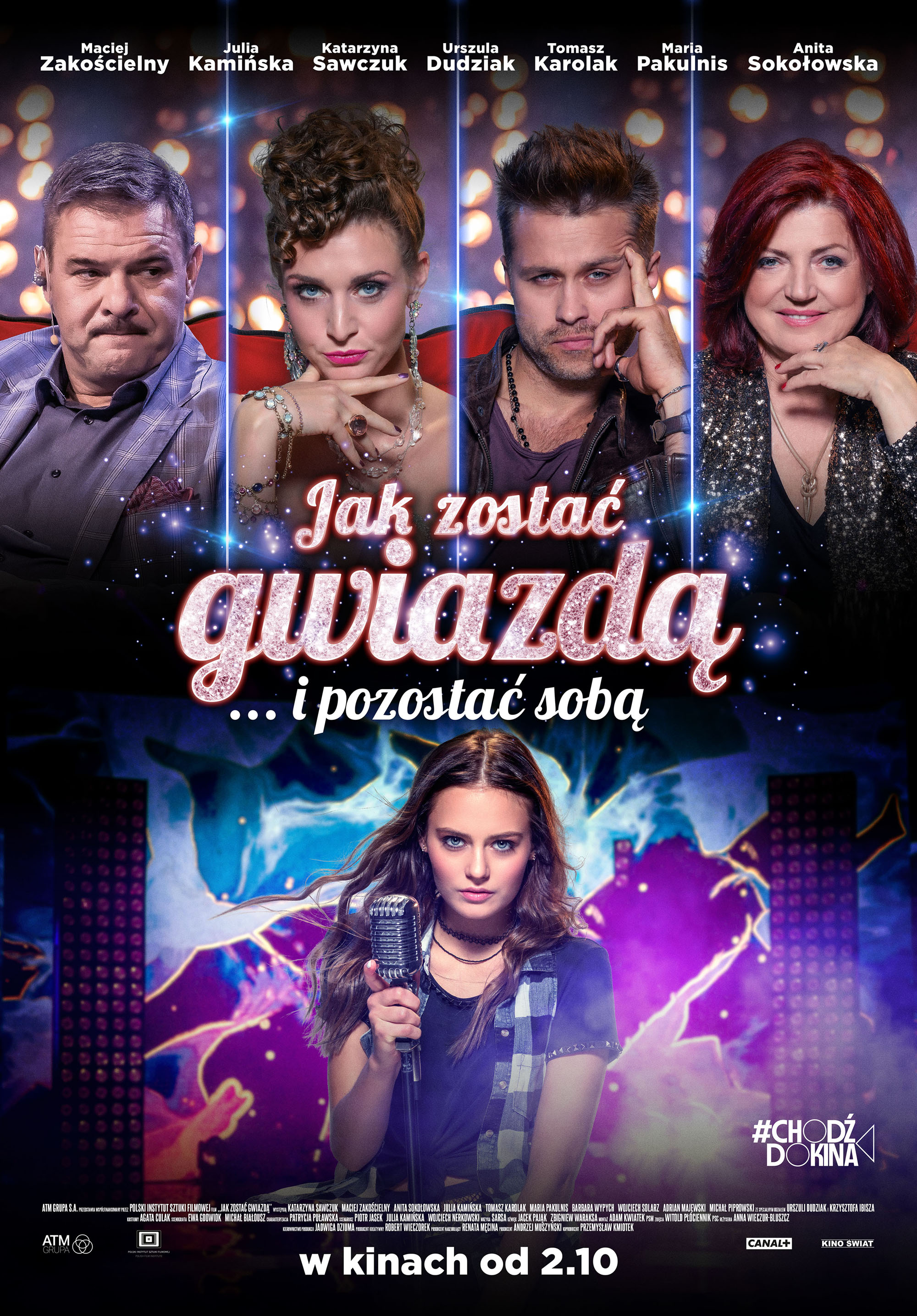 Polski plakat filmu 'Jak zostać gwiazdą'
