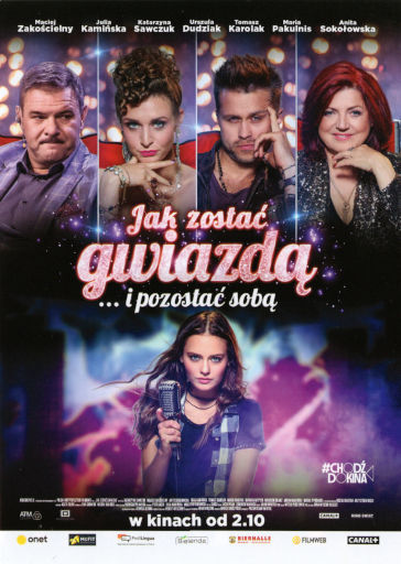 Przód ulotki filmu 'Jak zostać gwiazdą'