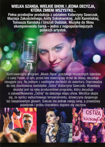 Tył ulotki filmu 'Jak zostać gwiazdą'