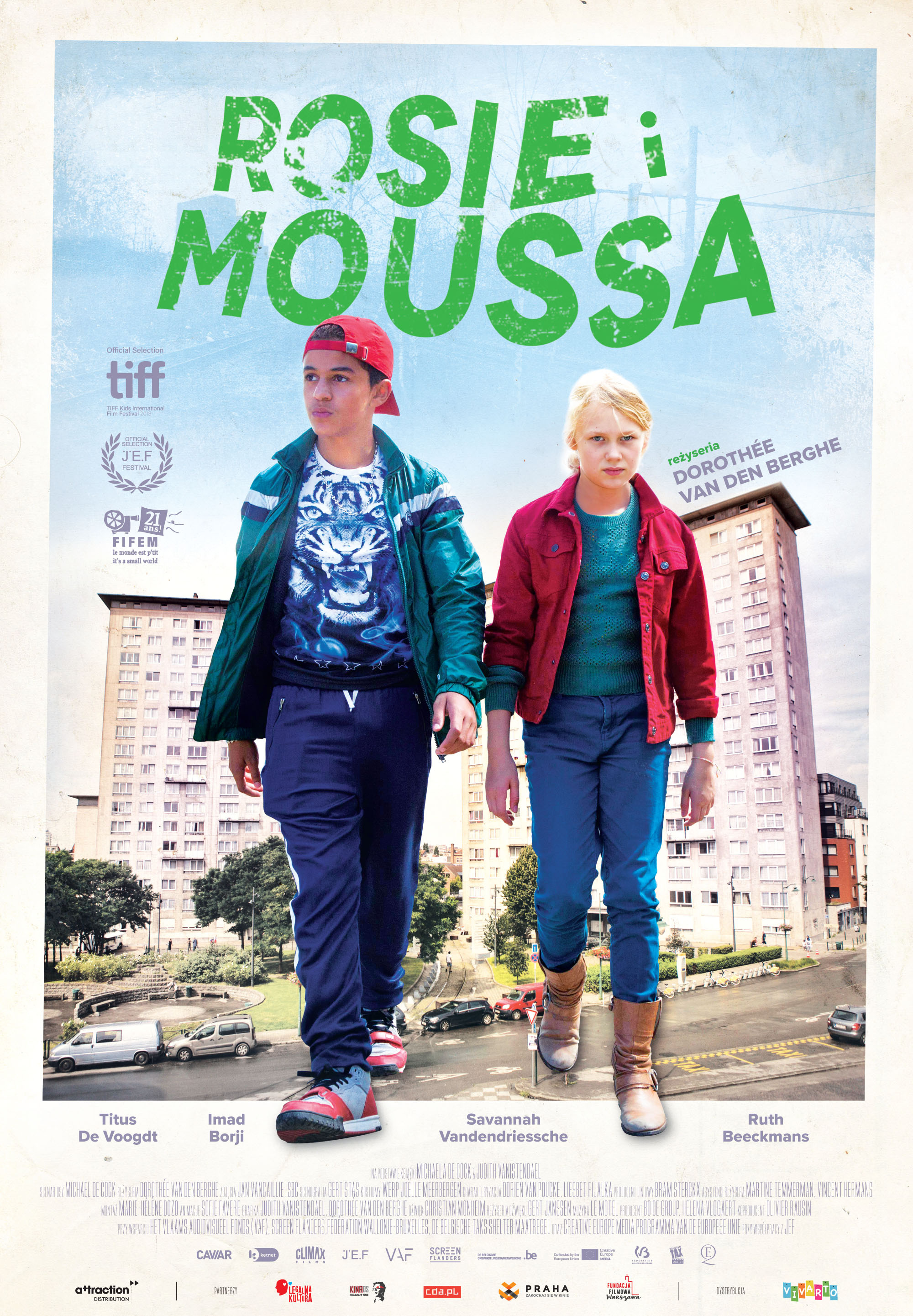 Polski plakat filmu 'Rosie i Moussa'