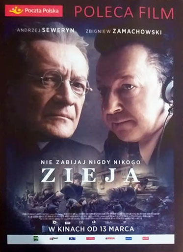 Przód ulotki filmu 'Zieja'