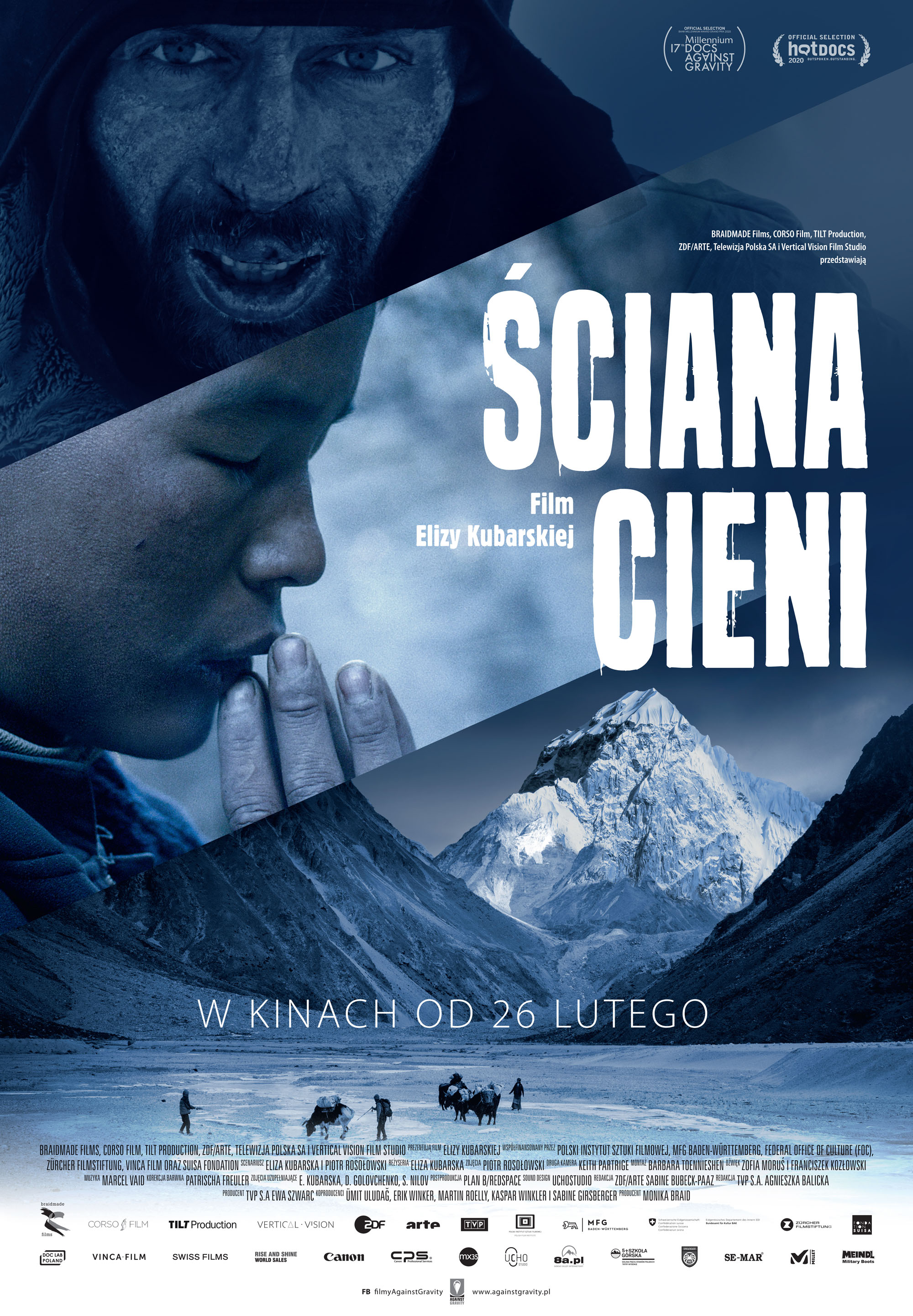 Polski plakat filmu 'Ściana cieni'