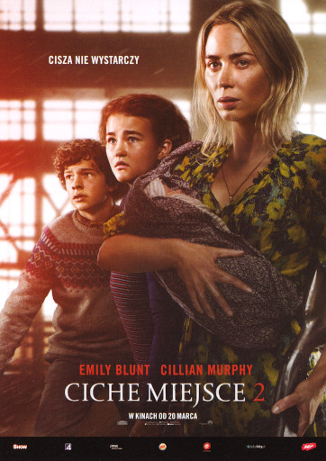 Przód ulotki filmu 'Ciche miejsce 2'