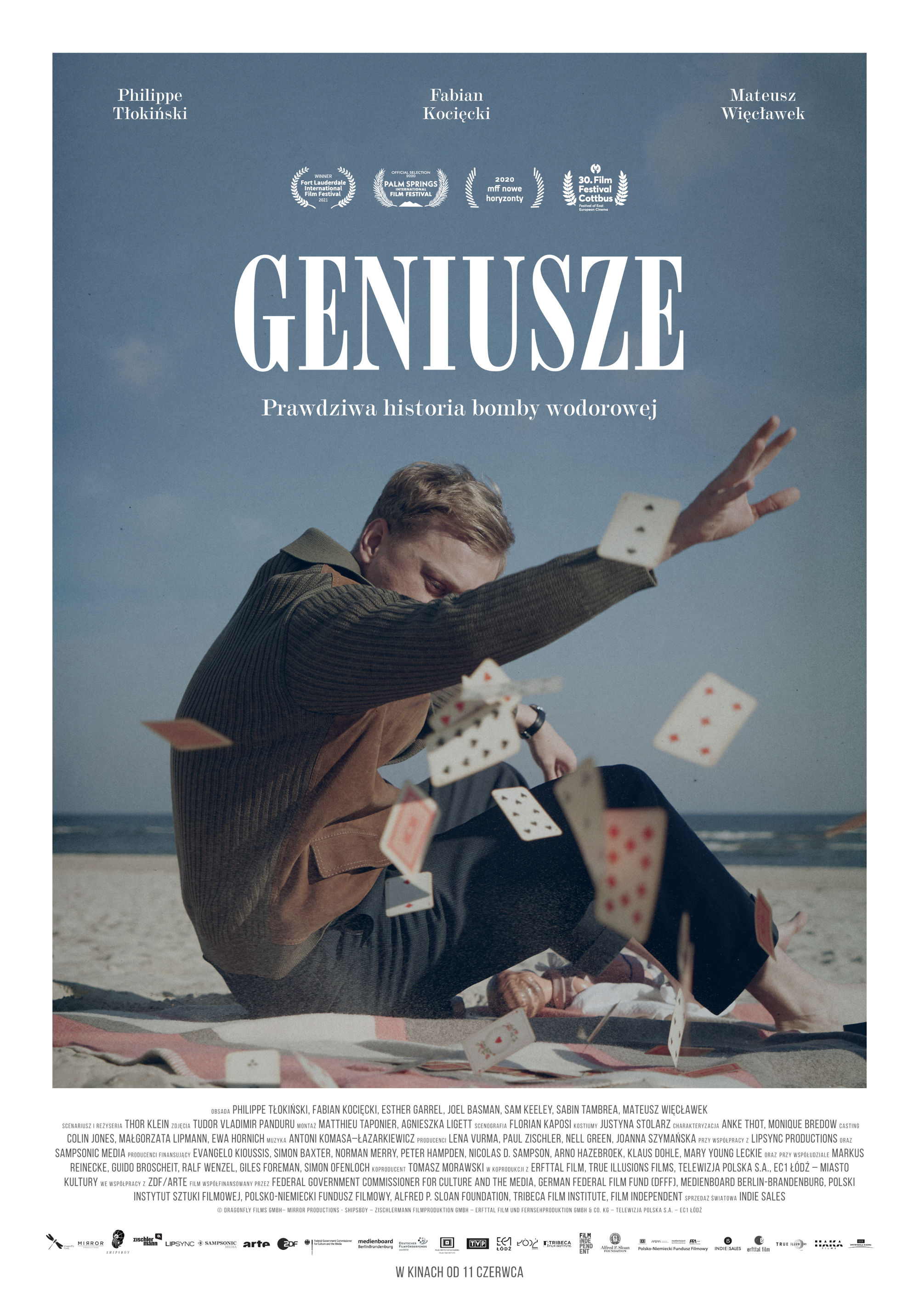 Polski plakat filmu 'Geniusze'