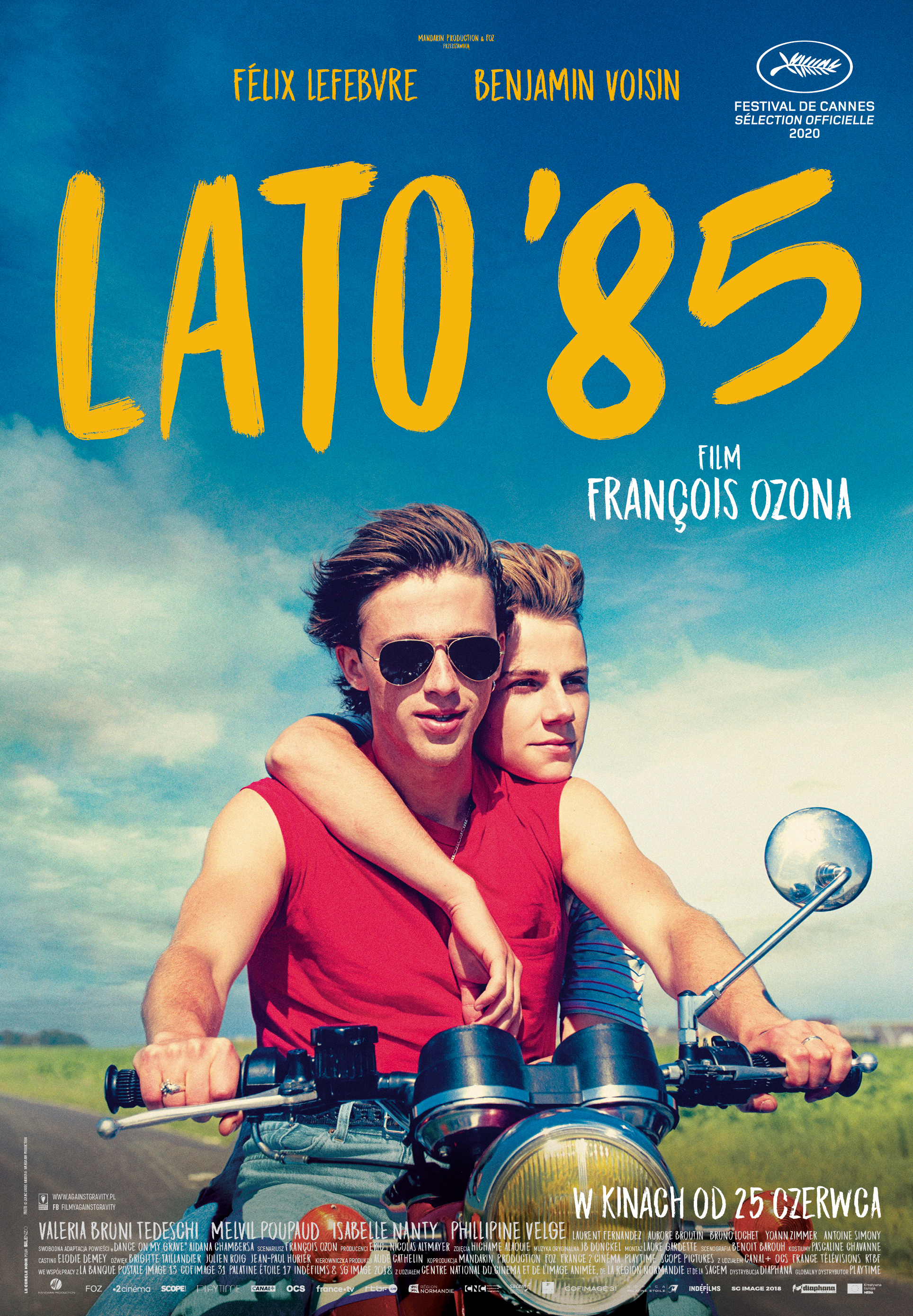 Polski plakat filmu 'Lato \'85'