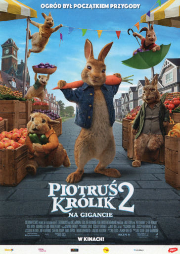Przód ulotki filmu 'Piotruś Królik 2: Na gigancie'