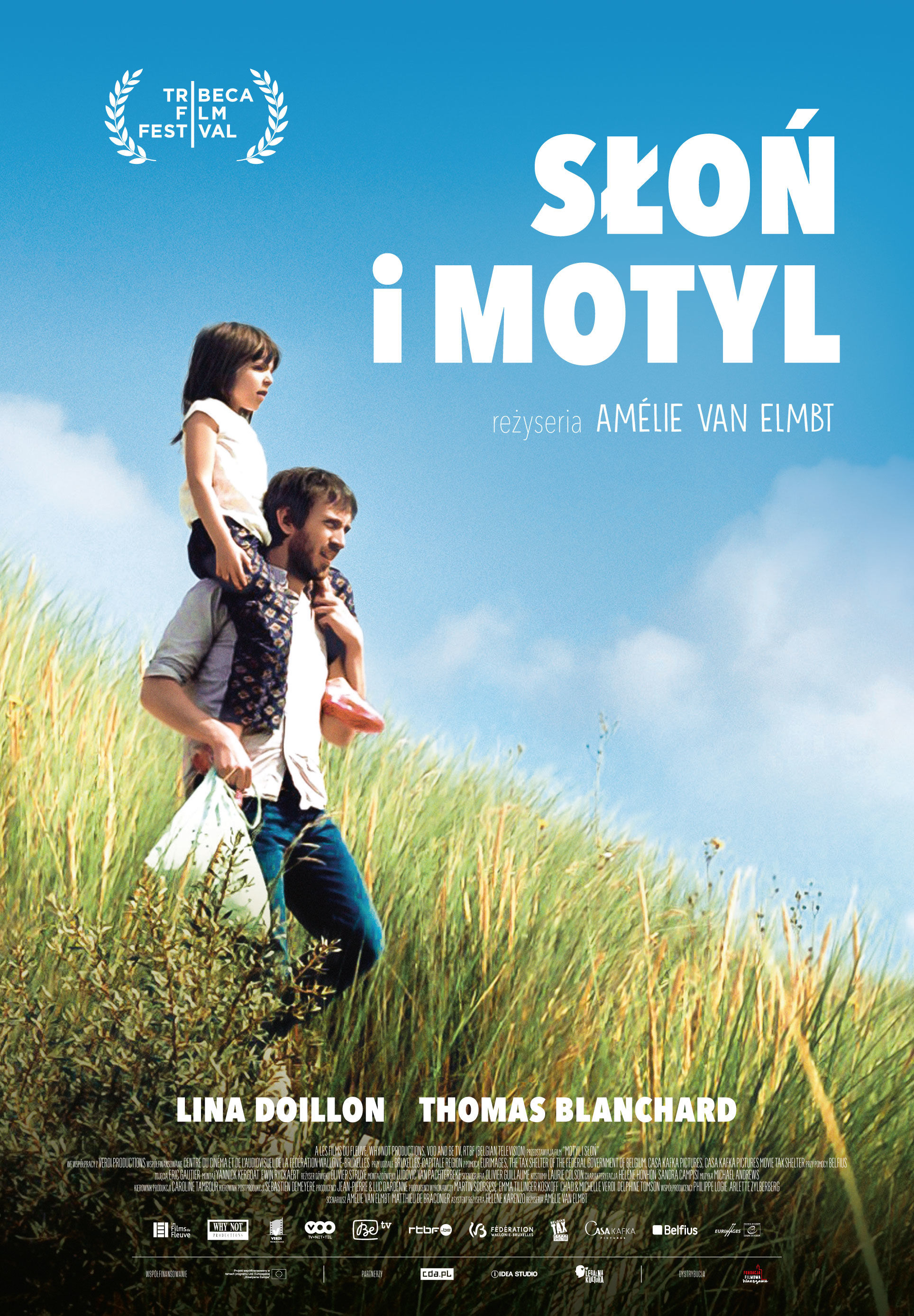 Polski plakat filmu 'Słoń i motyl'