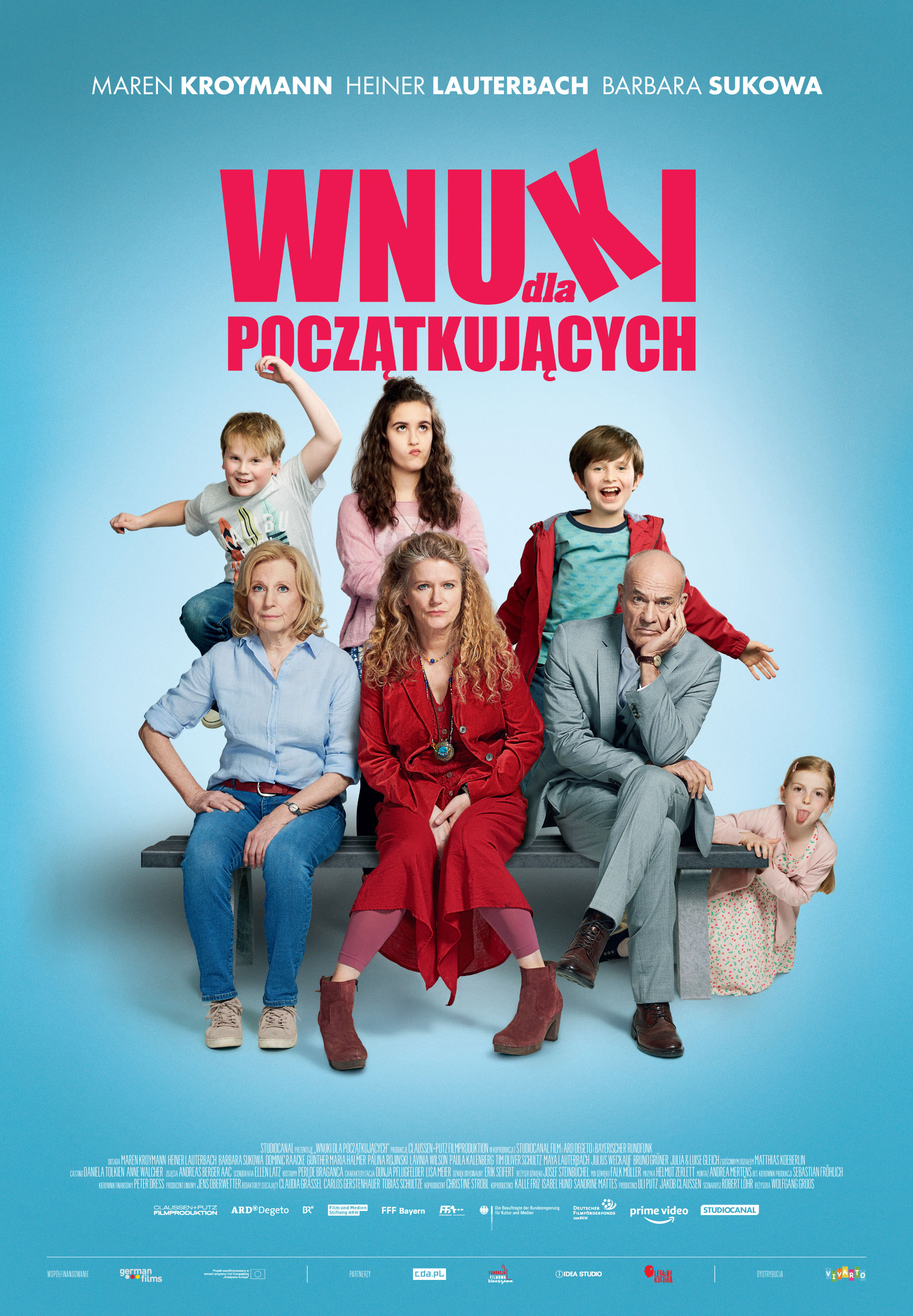 Polski plakat filmu 'Wnuki dla początkujących'