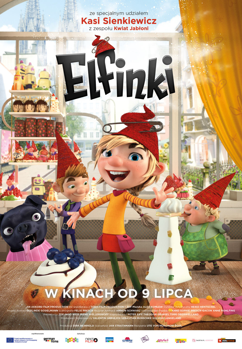 Polski plakat filmu 'Elfinki'
