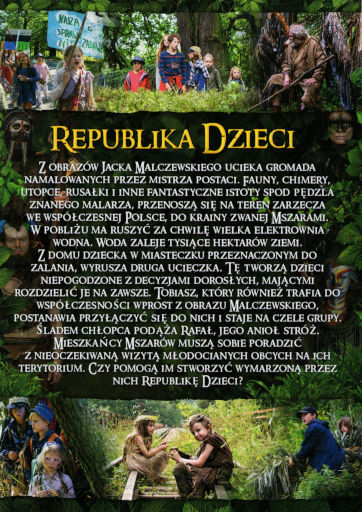 Tył ulotki filmu 'Republika dzieci'