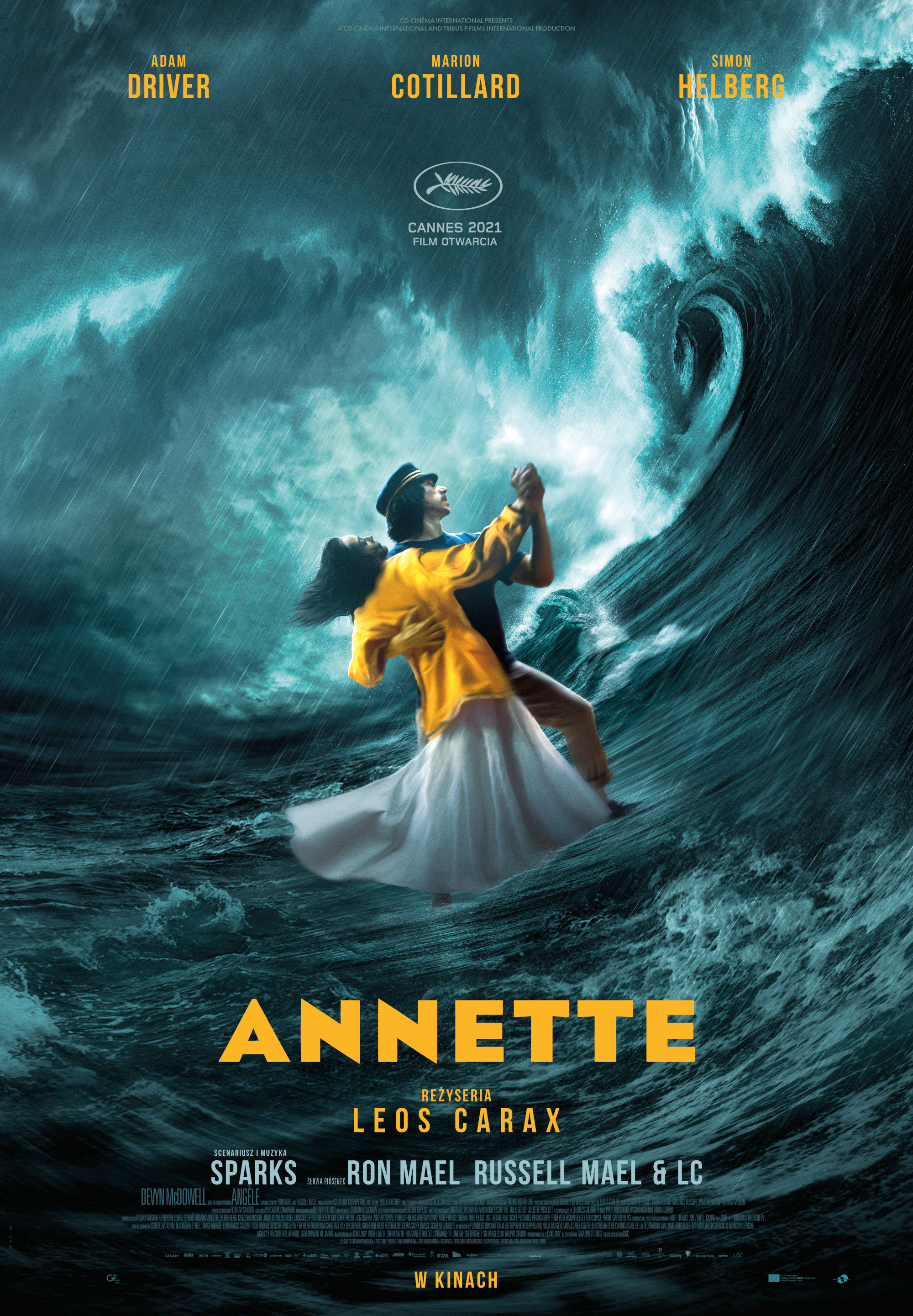 Polski plakat filmu 'Annette'