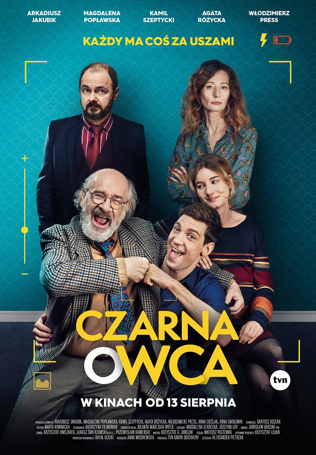 Polski plakat filmu 'Czarna owca'