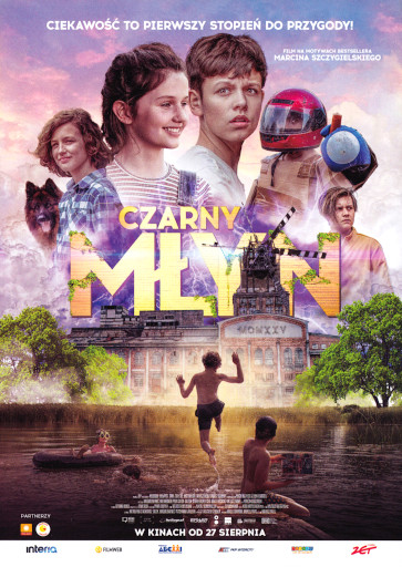Przód ulotki filmu 'Czarny młyn'