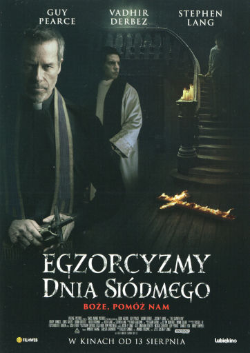 Przód ulotki filmu 'Egzorcyzmy dnia siódmego'