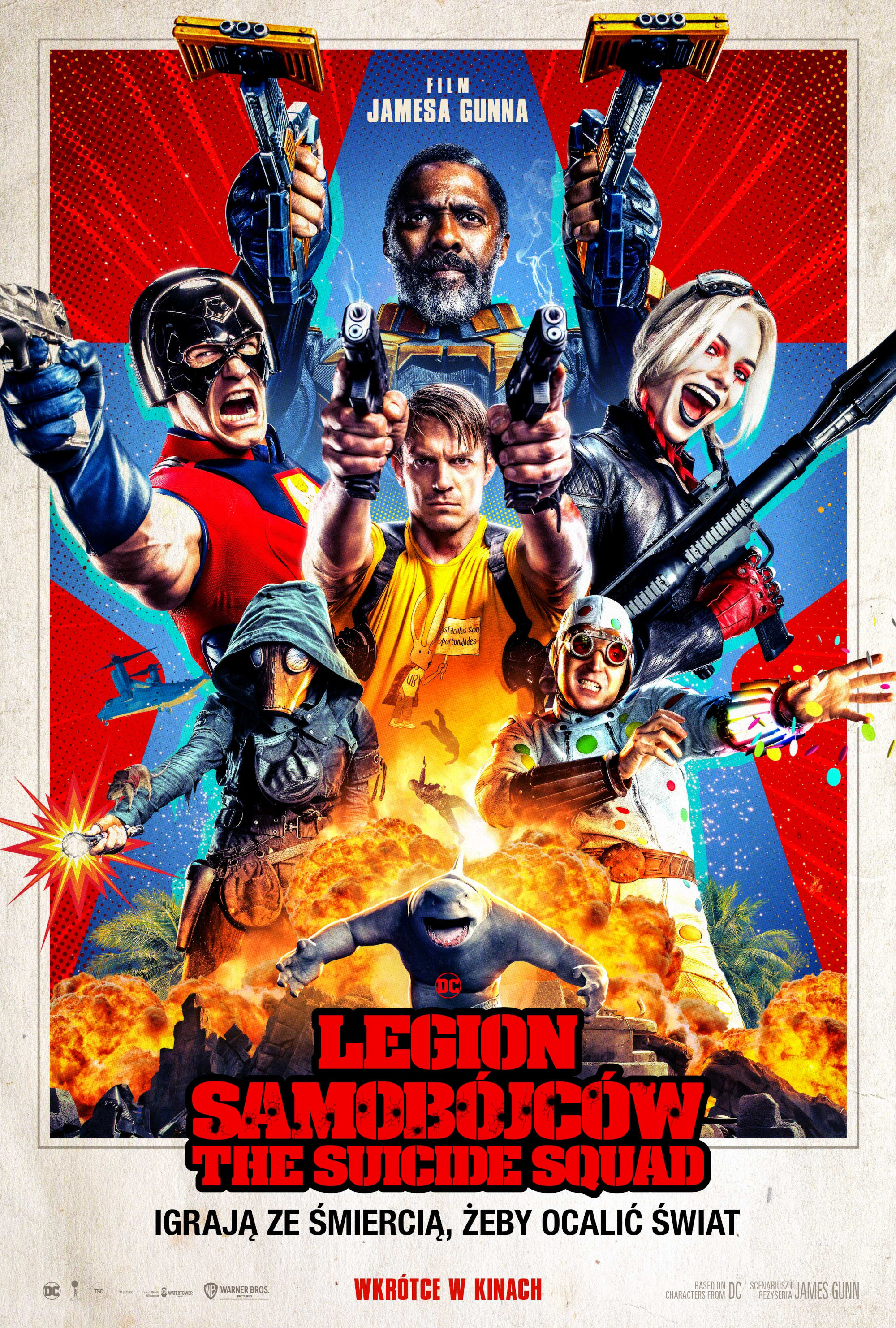 Polski plakat filmu 'Legion samobójców: The Suicide Squad'