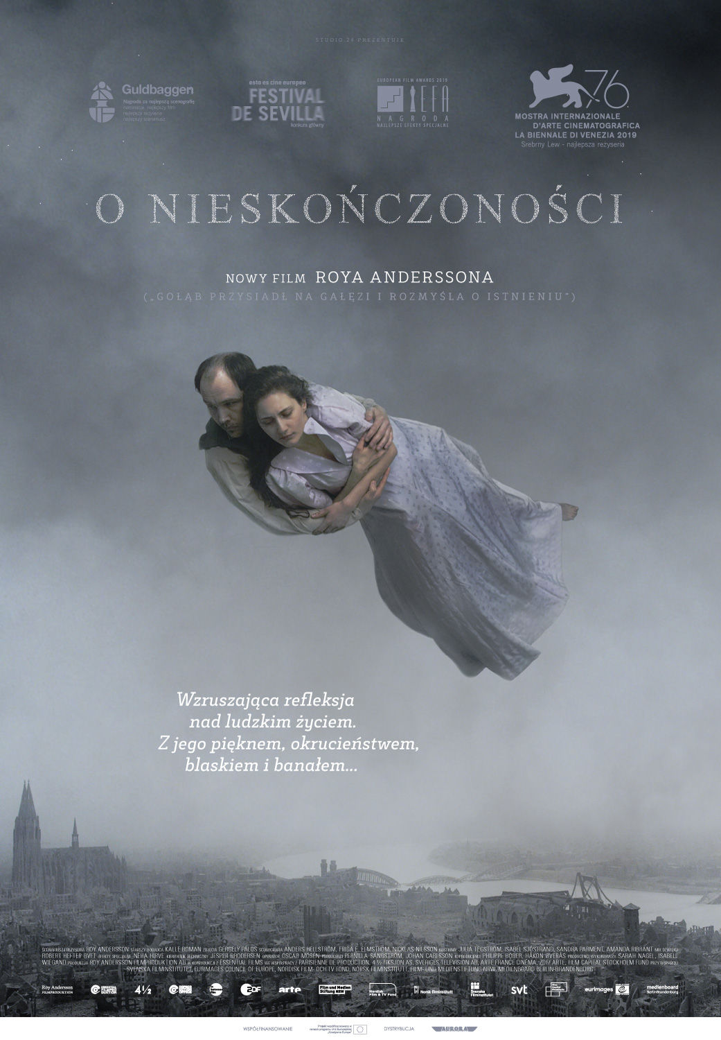 Polski plakat filmu 'O nieskończoności'