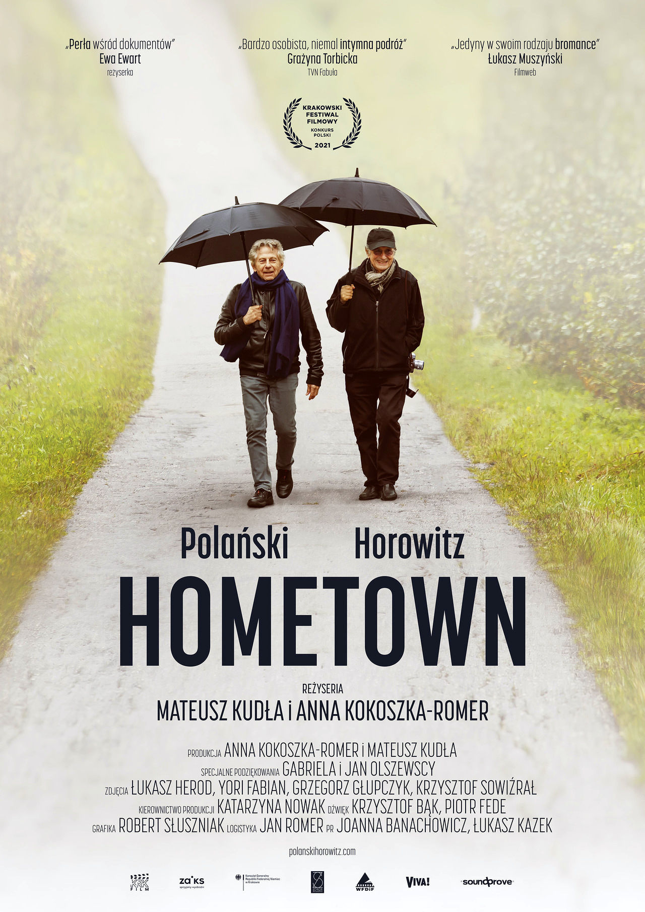 Polski plakat filmu 'Polański, Horowitz. Hometown'