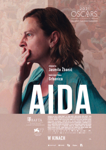 Przód ulotki filmu 'Aida'