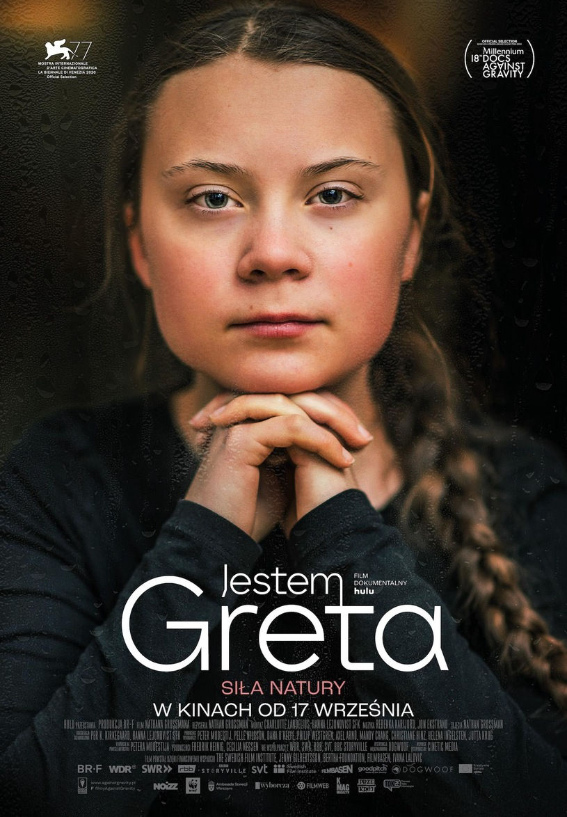 Polski plakat filmu 'Jestem Greta'