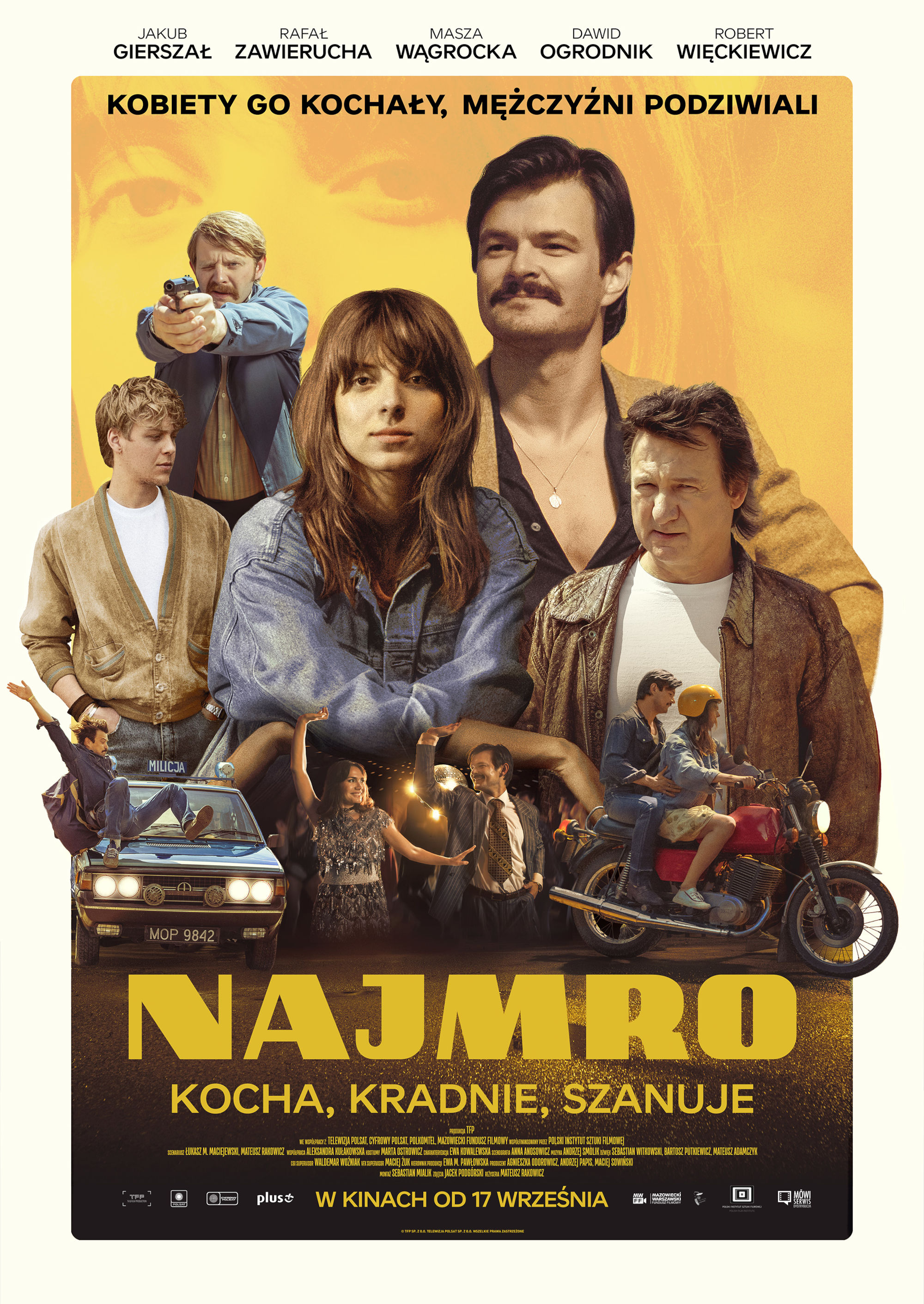 Polski plakat filmu 'Najmro. Kocha, kradnie, szanuje'