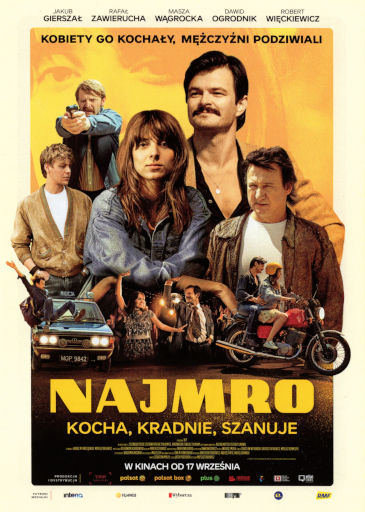 Przód ulotki filmu 'Najmro. Kocha, kradnie, szanuje'