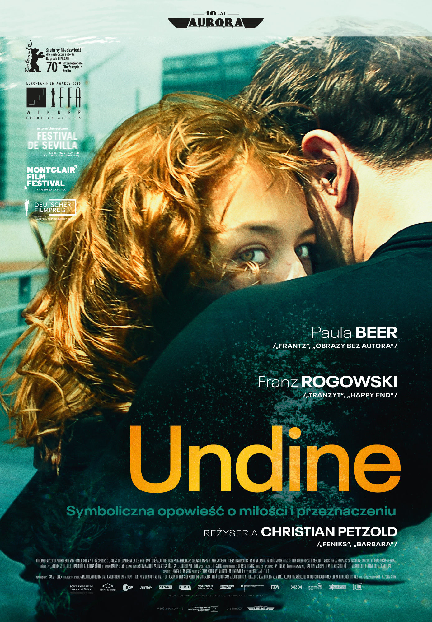 Polski plakat filmu 'Undine'