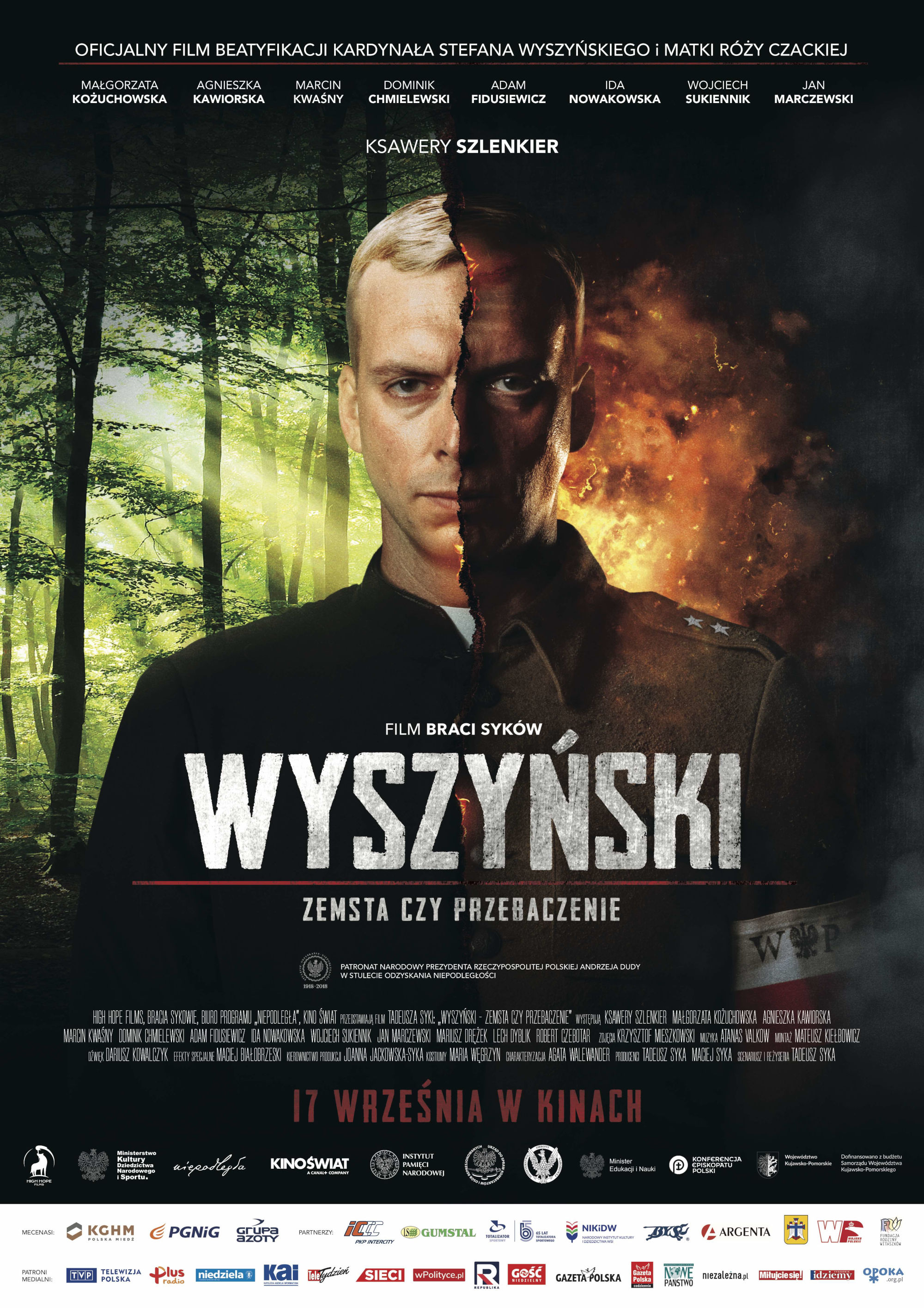 Polski plakat filmu 'Wyszyński - zemsta czy przebaczenie'