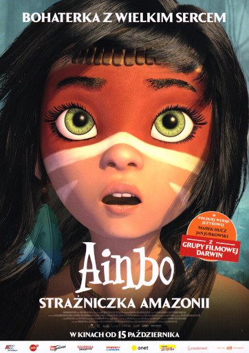 Przód ulotki filmu 'Ainbo - strażniczka Amazonii'