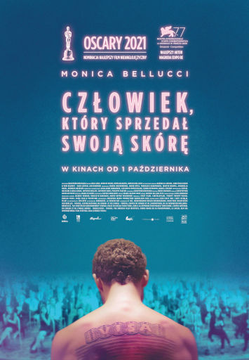 Polski plakat filmu 'Człowiek, który sprzedał swoją skórę'