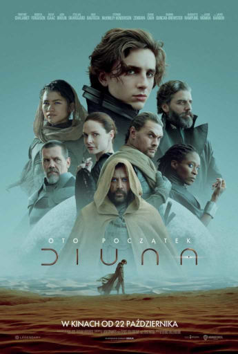 Polski plakat filmu 'Diuna'