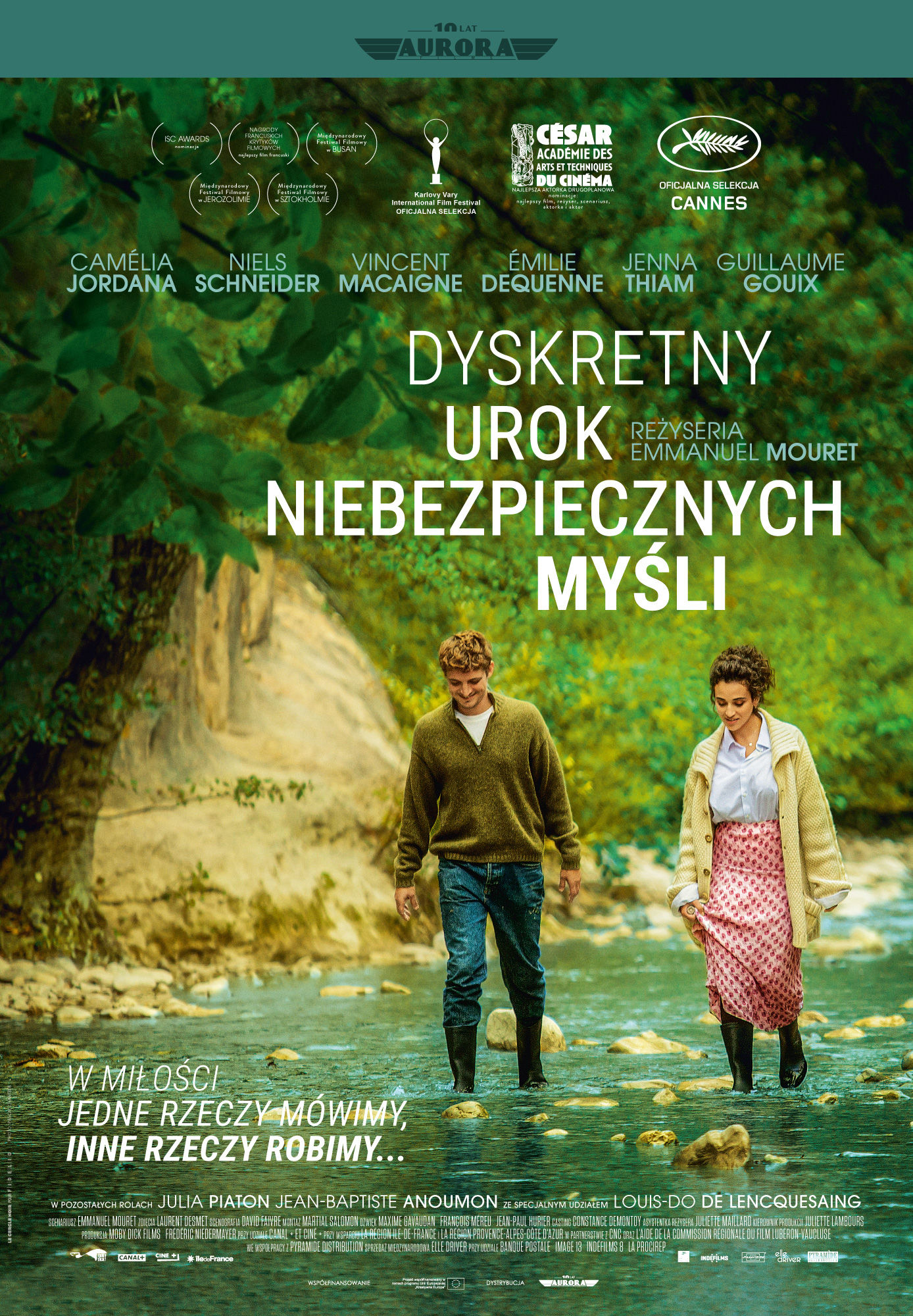 Polski plakat filmu 'Dyskretny urok niebezpiecznych myśli'