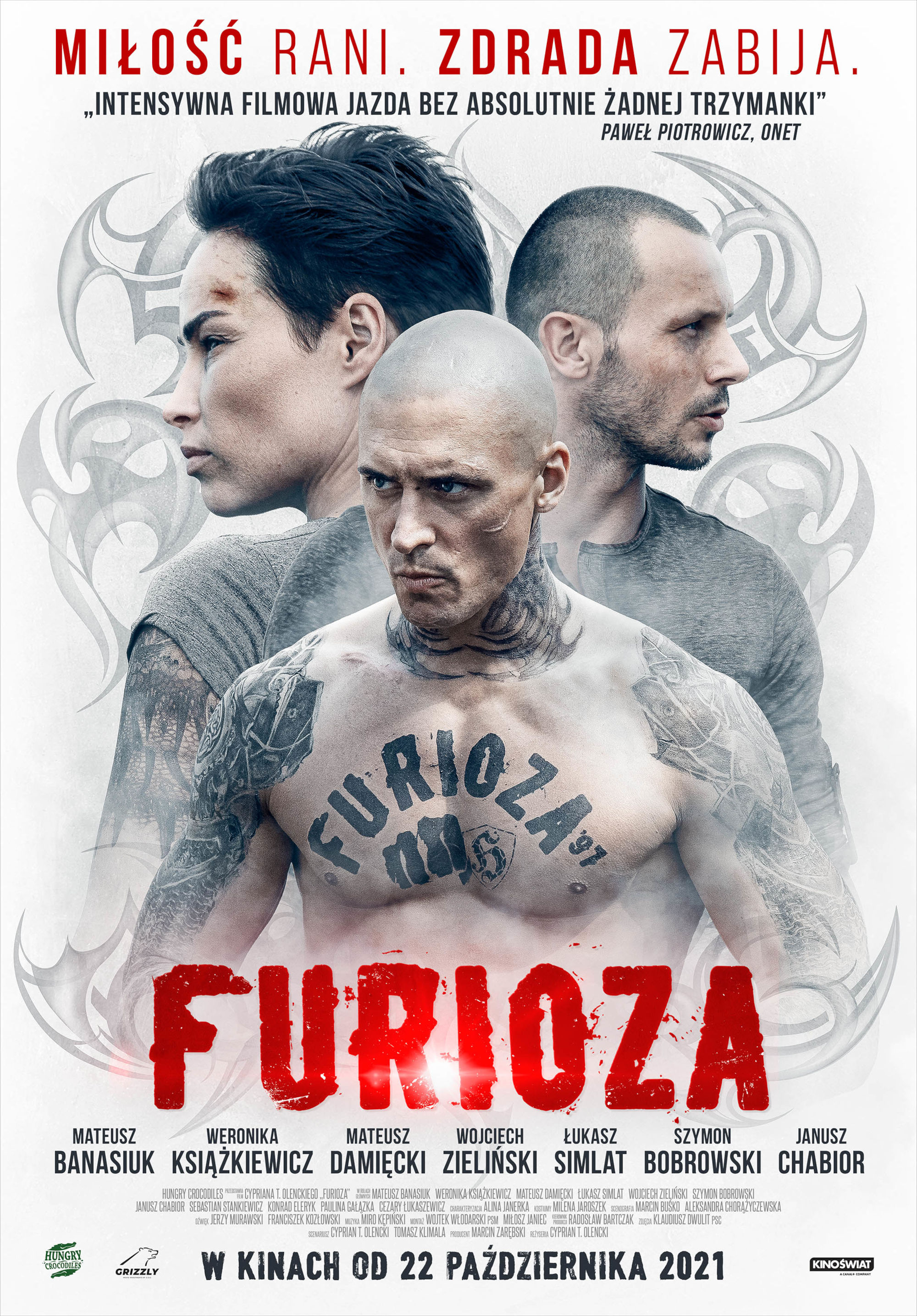 Polski plakat filmu 'Furioza'