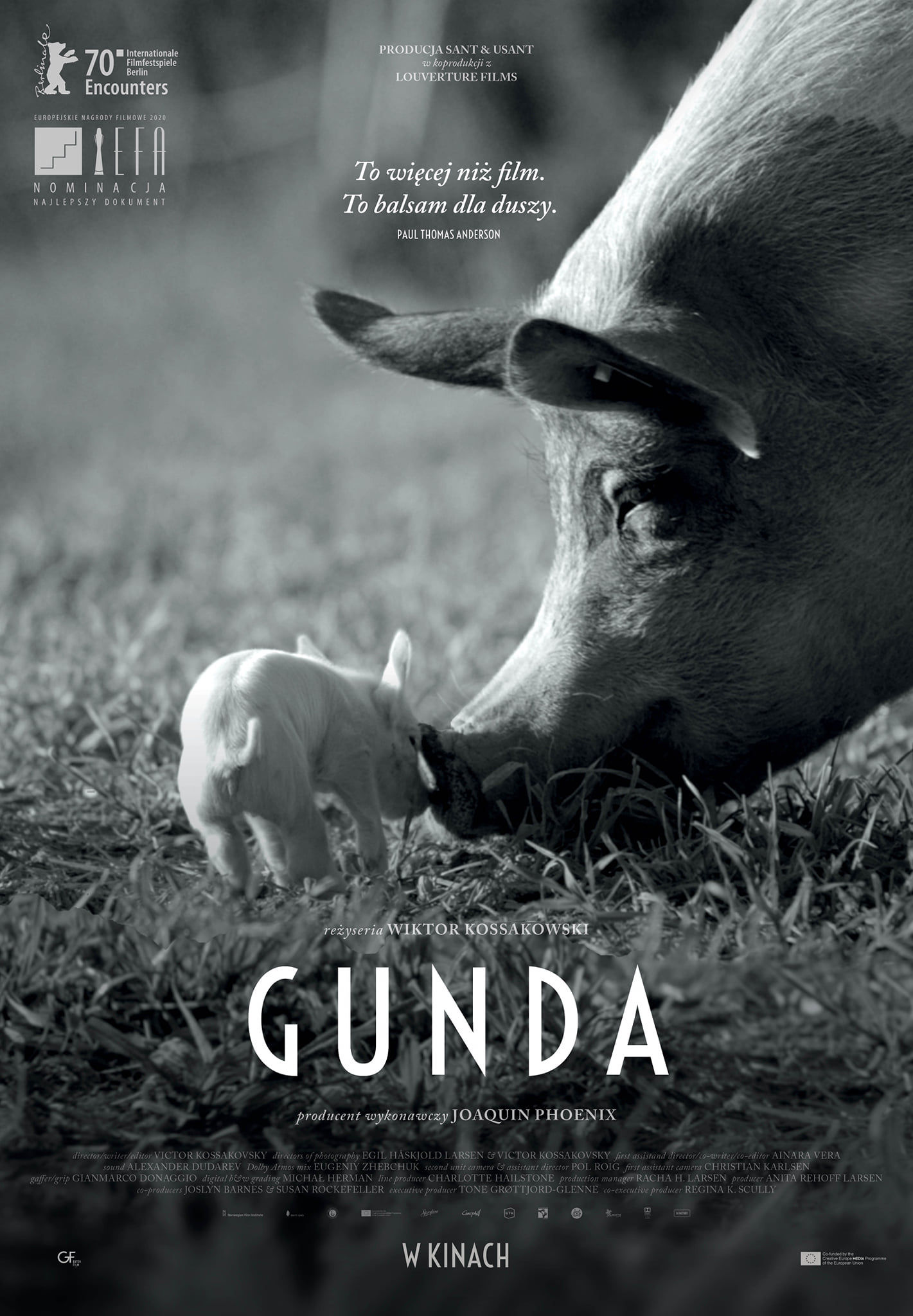 Polski plakat filmu 'Gunda'