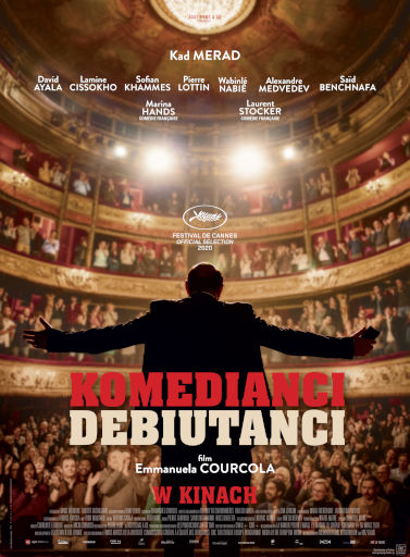 Polski plakat filmu 'Komedianci debiutanci'