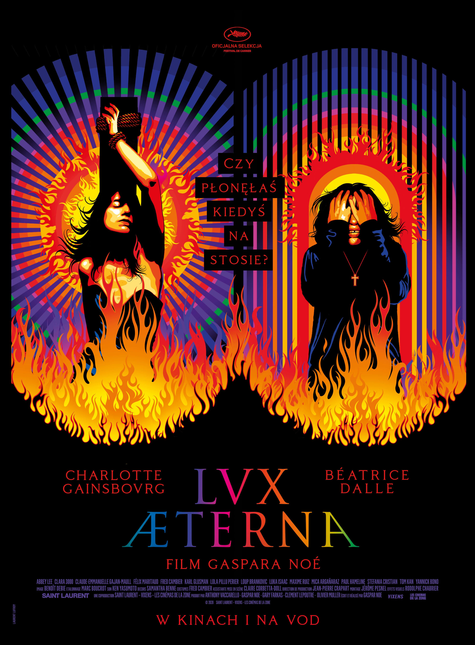 Polski plakat filmu 'Lux Æterna'