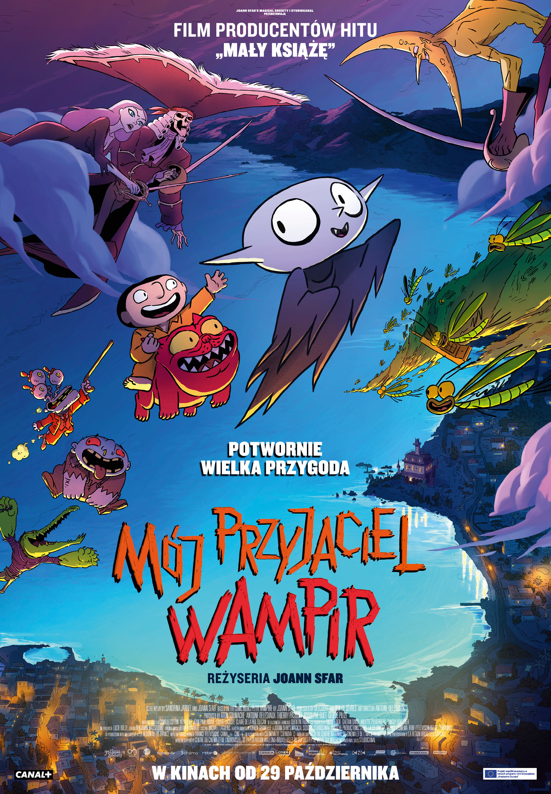 Polski plakat filmu 'Mój przyjaciel wampir'