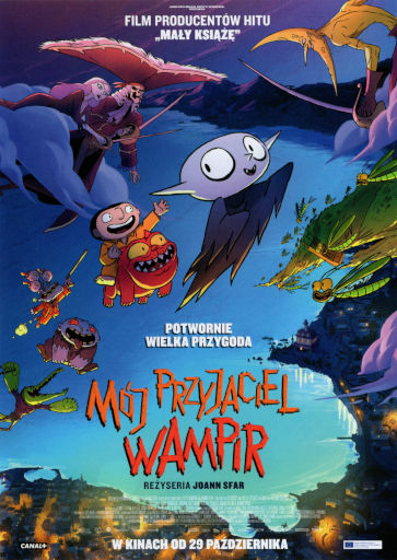 Przód ulotki filmu 'Mój przyjaciel wampir'
