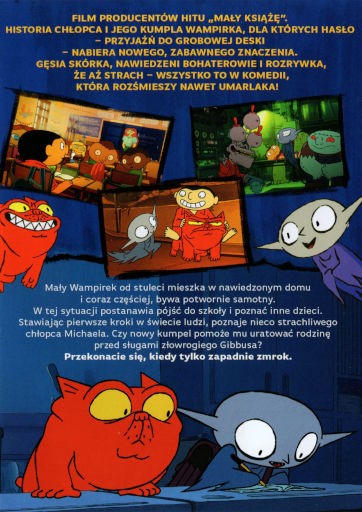Tył ulotki filmu 'Mój przyjaciel wampir'