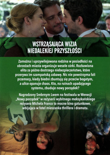 Tył ulotki filmu 'Nowy porządek'