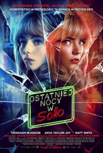 Polski plakat filmu 'Ostatniej nocy w Soho'