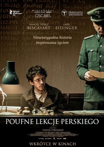Polski plakat filmu 'Poufne lekcje perskiego'