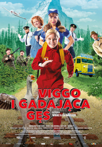 Polski plakat filmu 'Viggo i gadająca gęś'