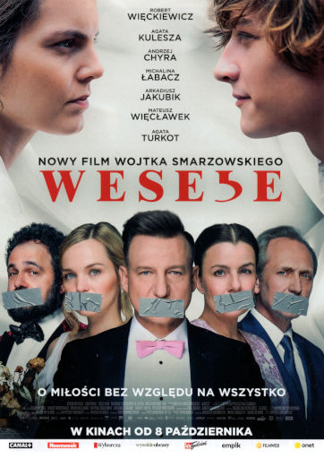 Przód ulotki filmu 'Wesele'