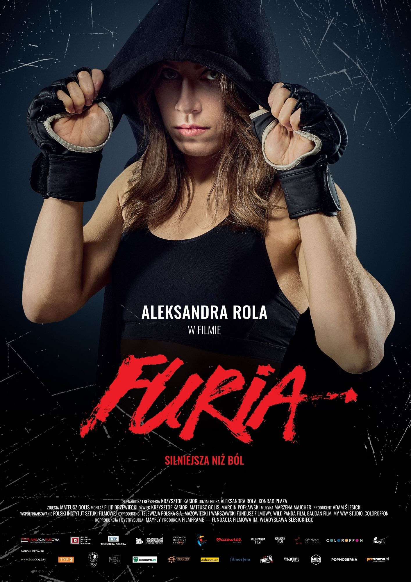 Polski plakat filmu 'Furia'