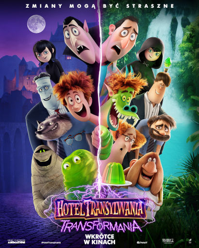 Polski plakat filmu 'Hotel Transylwania: Transformania'