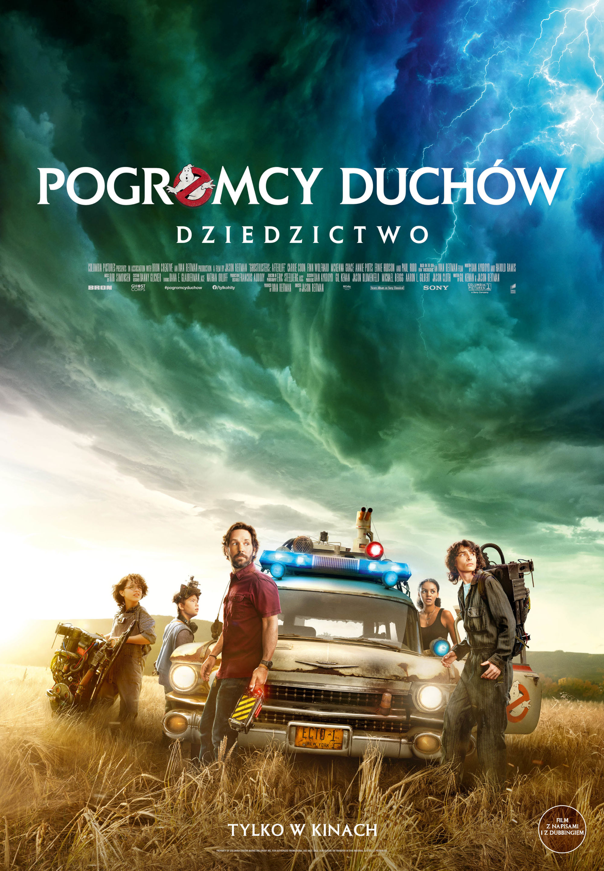 Polski plakat filmu 'Pogromcy duchów. Dziedzictwo'
