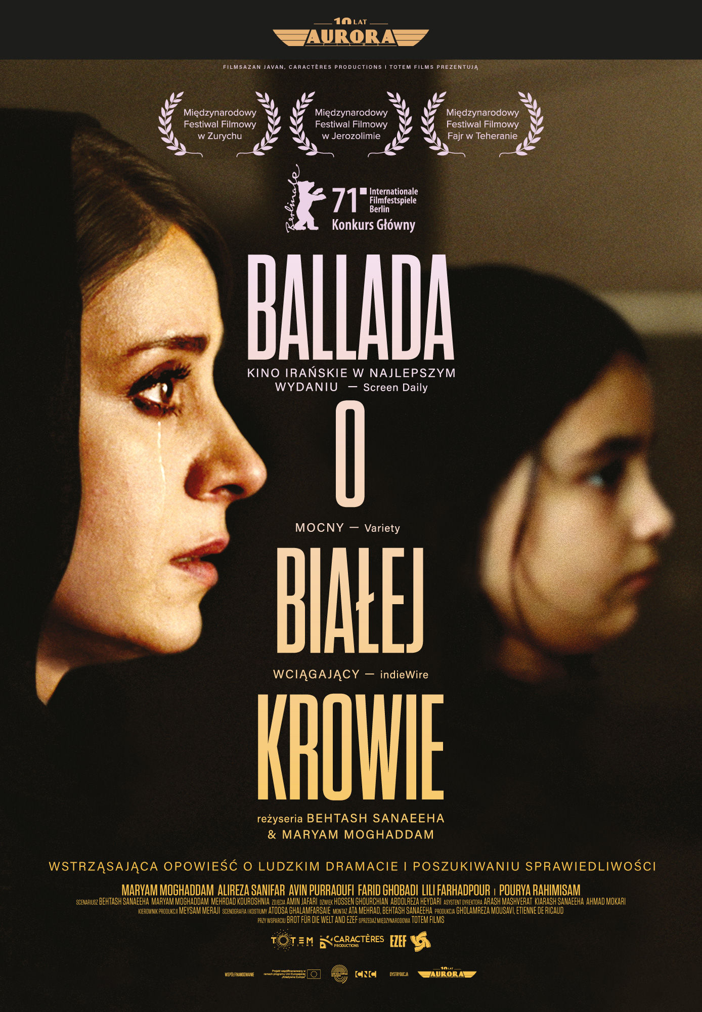Polski plakat filmu 'Ballada o białej krowie'