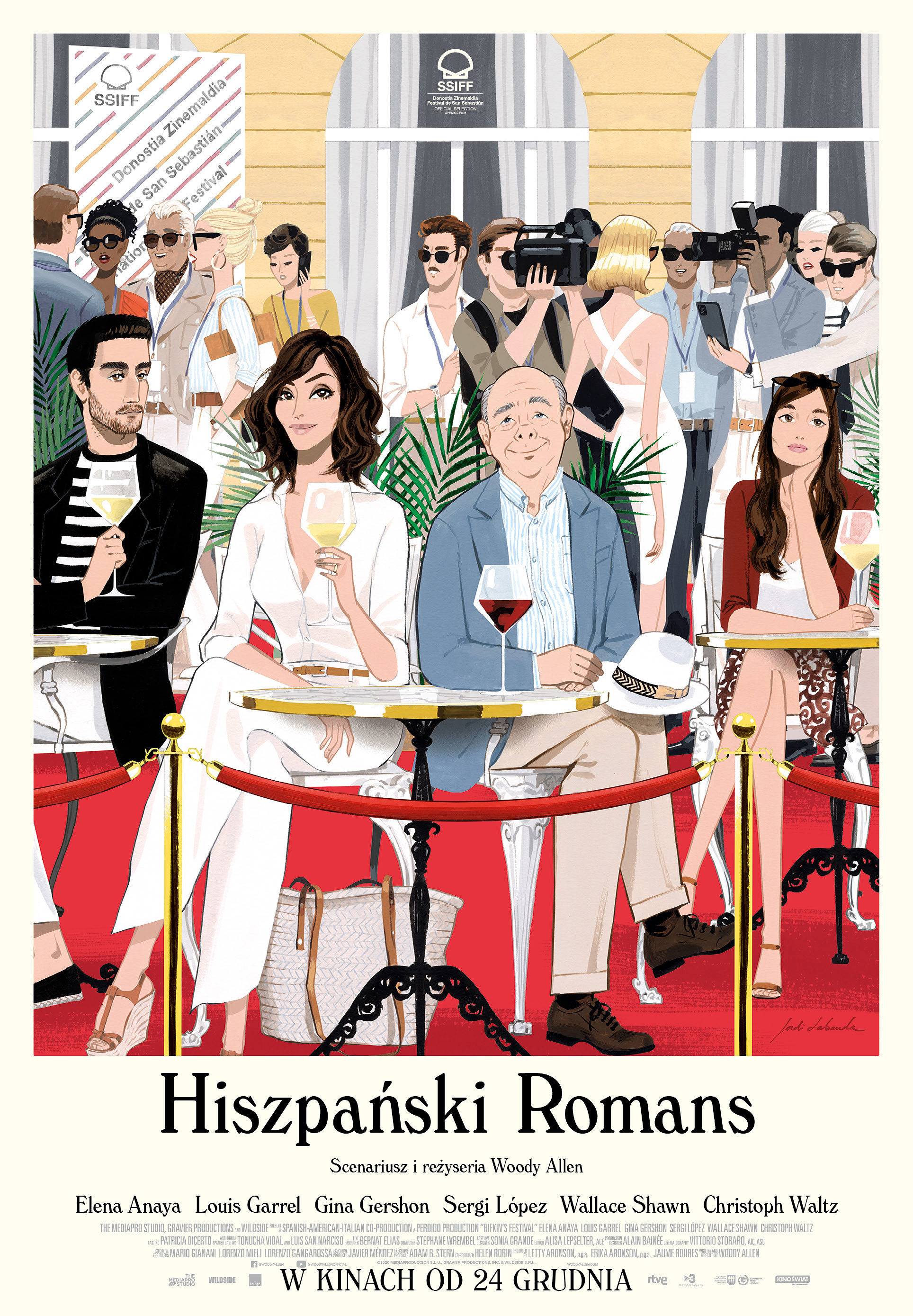 Polski plakat filmu 'Hiszpański romans'