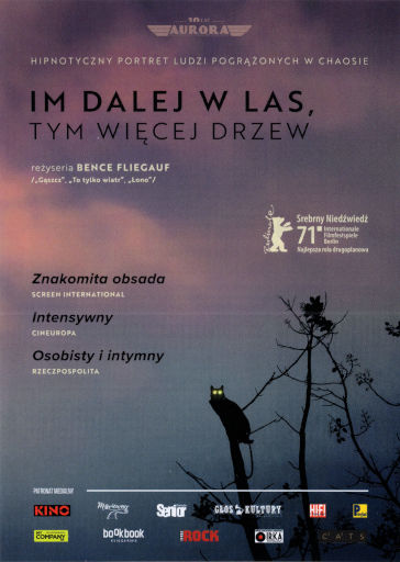 Przód ulotki filmu 'Im dalej w las, tym więcej drzew'